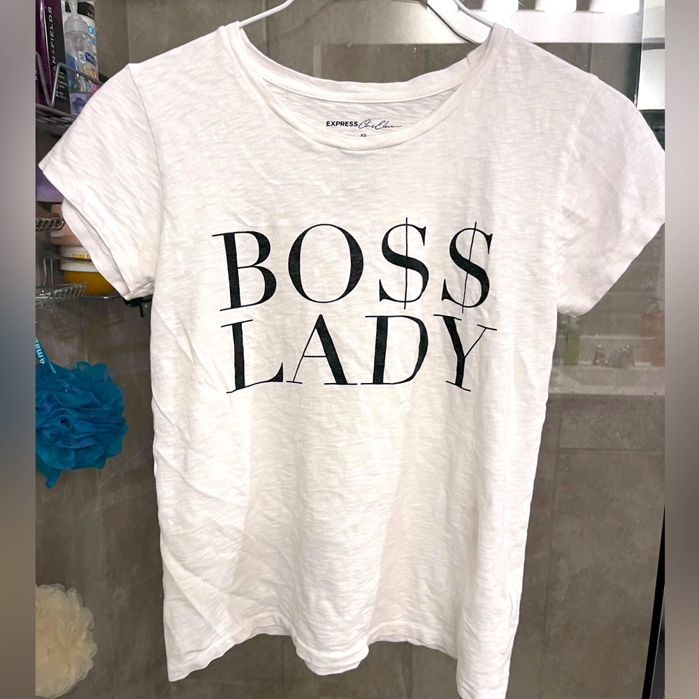 Boss lady express shirt size xsmall.